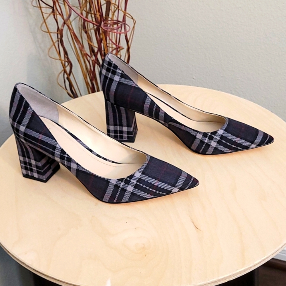 Marc Fisher Zala Plaid Pumps
